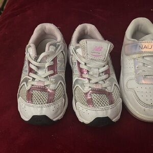 New Balance Kids' Sneakers in Pink and Gray